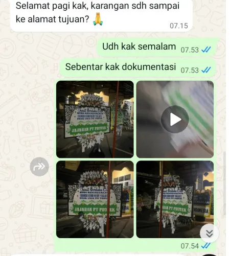 Pengiriman Papan Bunga Selamat Sukamanah Malingping