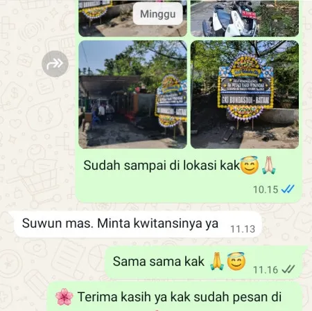 Pengiriman Papan Bunga Duka Sukamanah Malingping