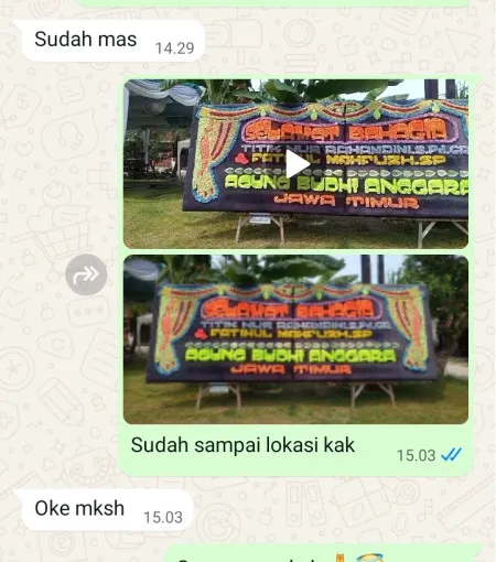 Pengiriman Papan Bunga Sukamanah Malingping